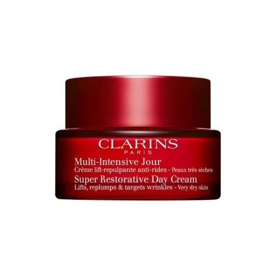 Clarins - Multi-Intensive Jour - Crème Lift Repulpante Anti-Rides Peaux Sèches